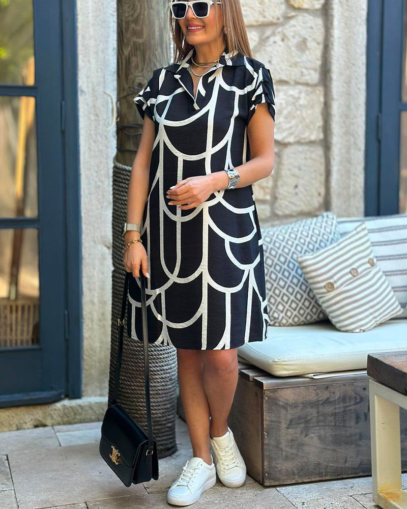 FLORENTINE - ELEGANCKA SUKIENKA Z BOKOWYMI KIESZENIAMI