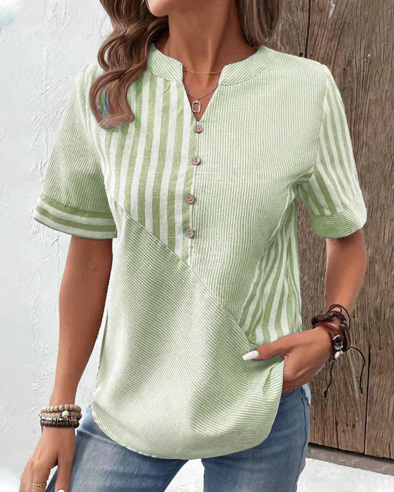 Kendall | Casual Striped Blouse