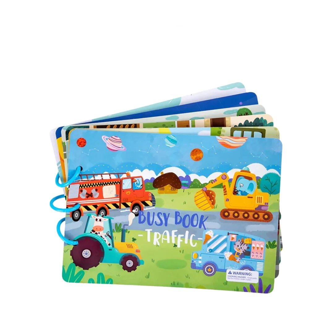 BusyBook Sensoryczna Przygoda | Książka sensoryczna dla dzieci