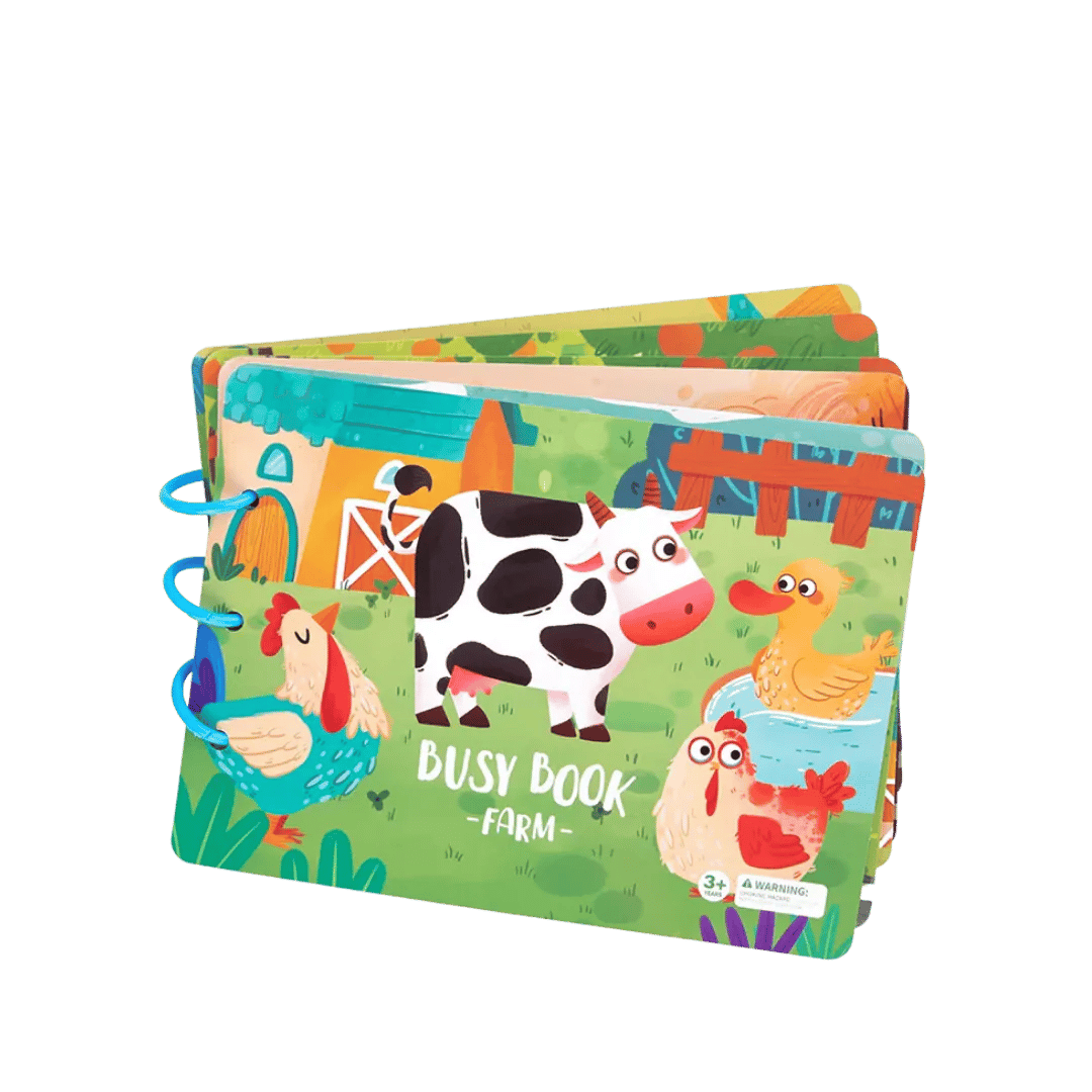 BusyBook Sensoryczna Przygoda | Książka sensoryczna dla dzieci