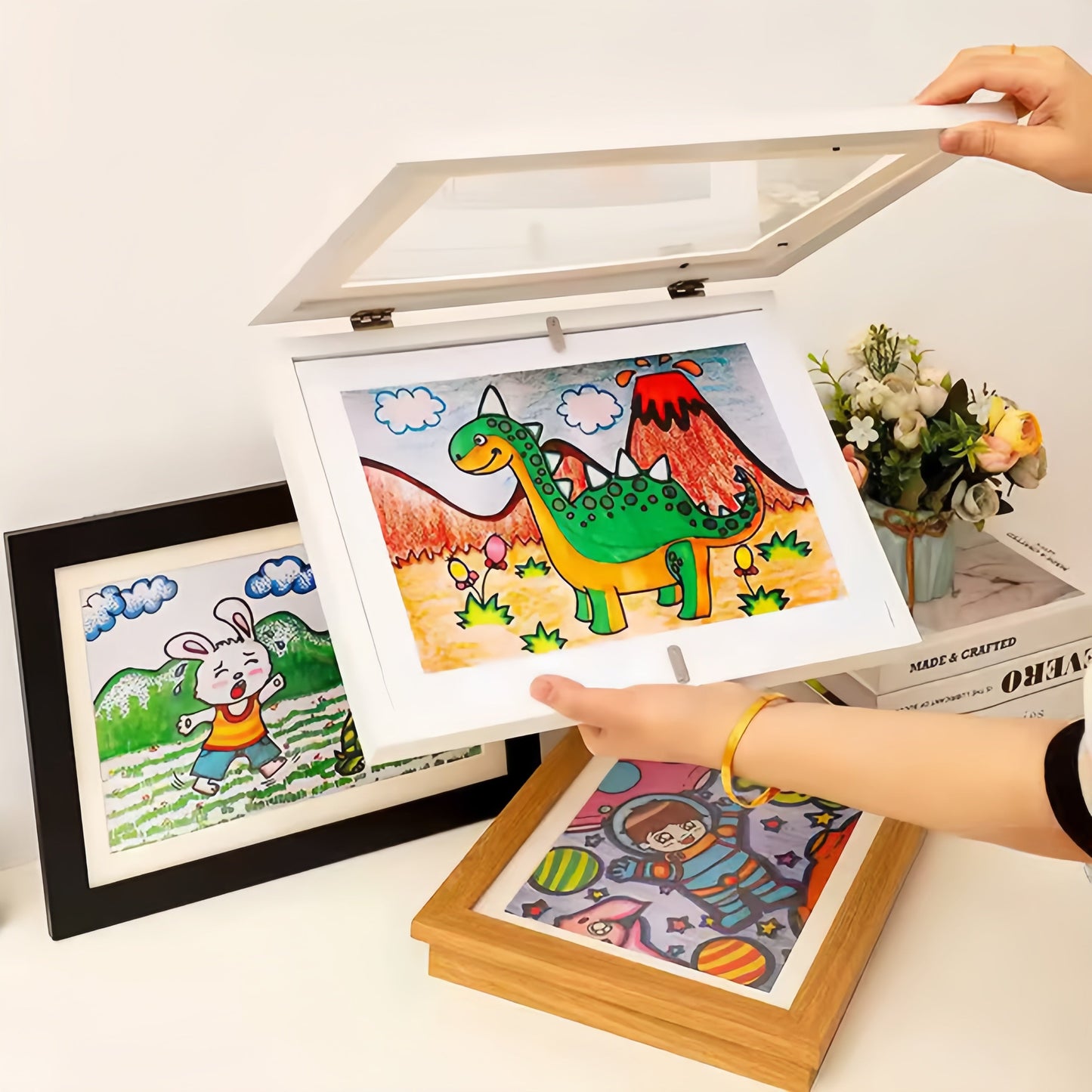 MemoryFrame Kids™ - Przekształć swoją lodówkę w prawdziwą galerię sztuki