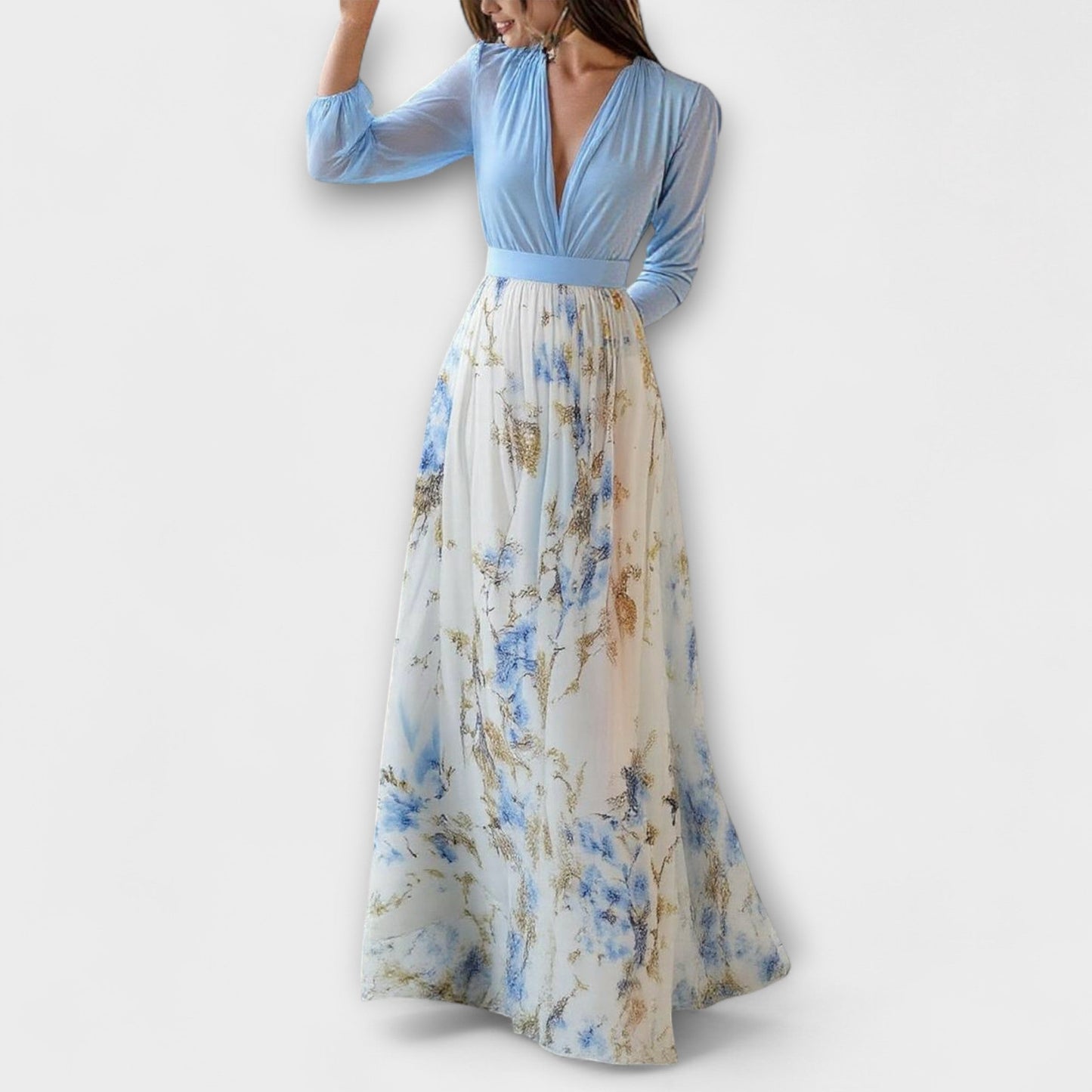 Harper - Sukienka maxi w kwiaty
