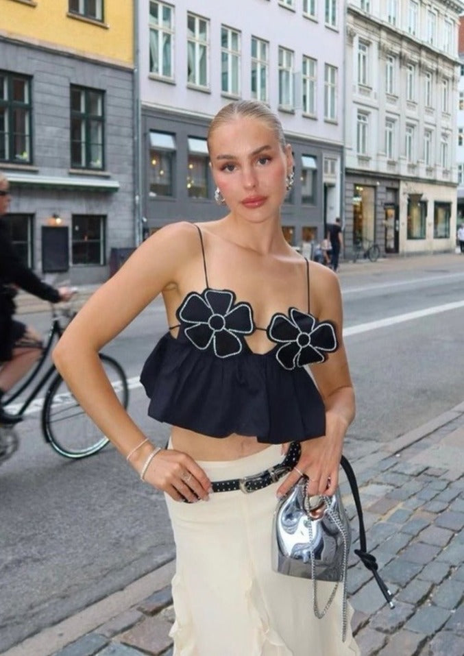 Top Arabella Czarny