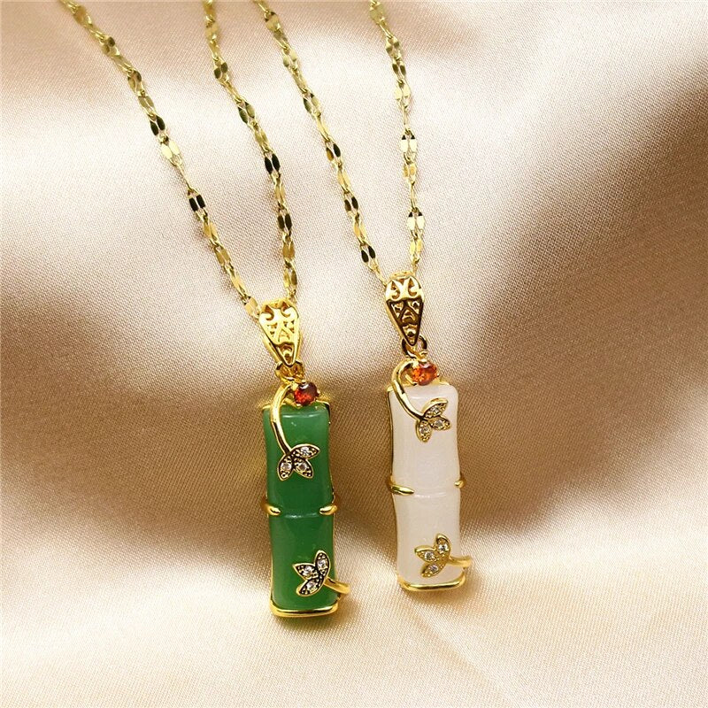 Amulet Jadeitowy Naszyjnik