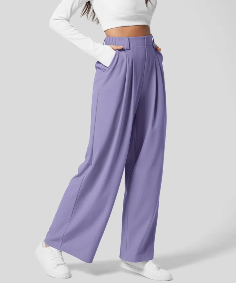 ALDEN™ - Eleganckie Spodnie z Wysokim Stanem
