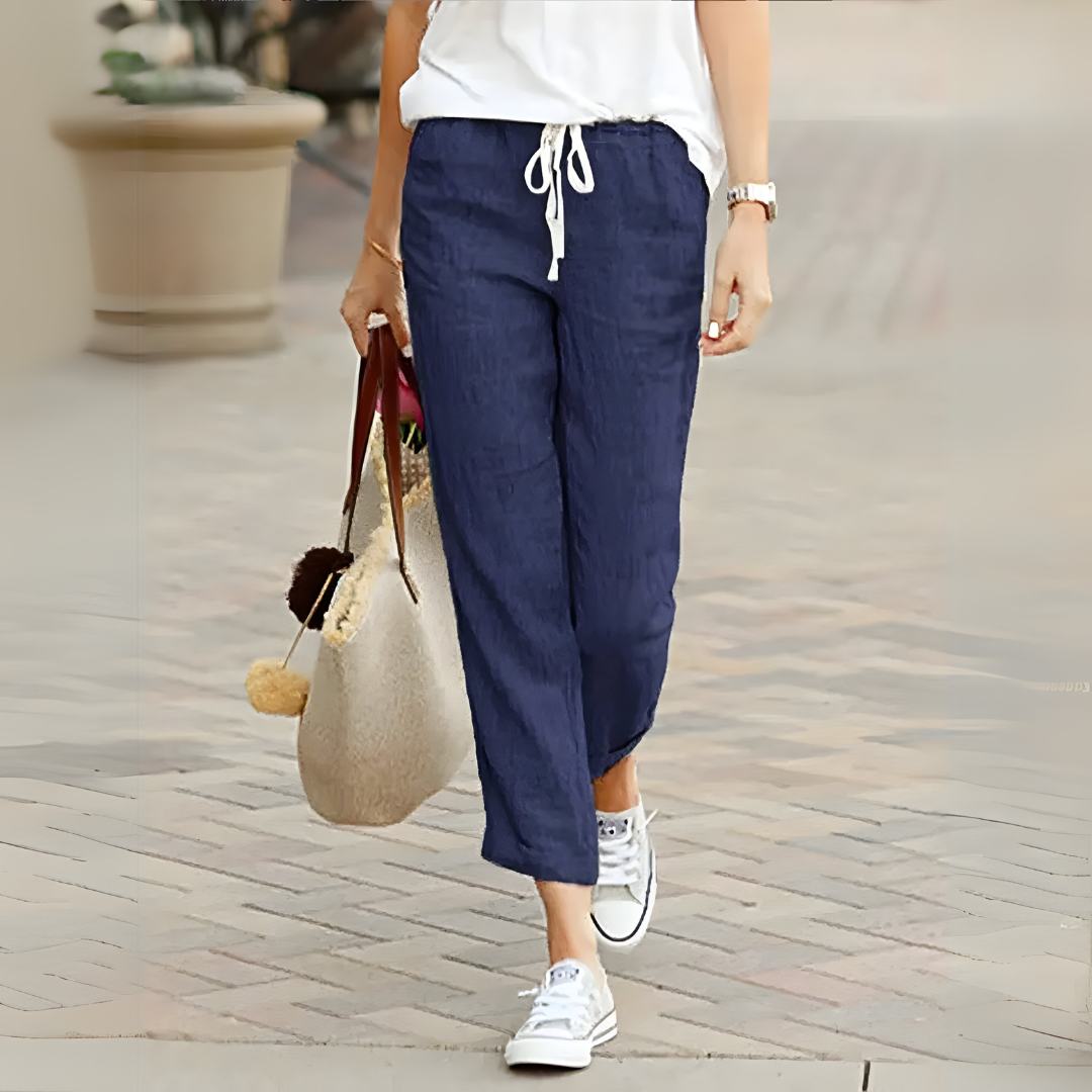 Eleganckie Spodnie Letnie Nami
