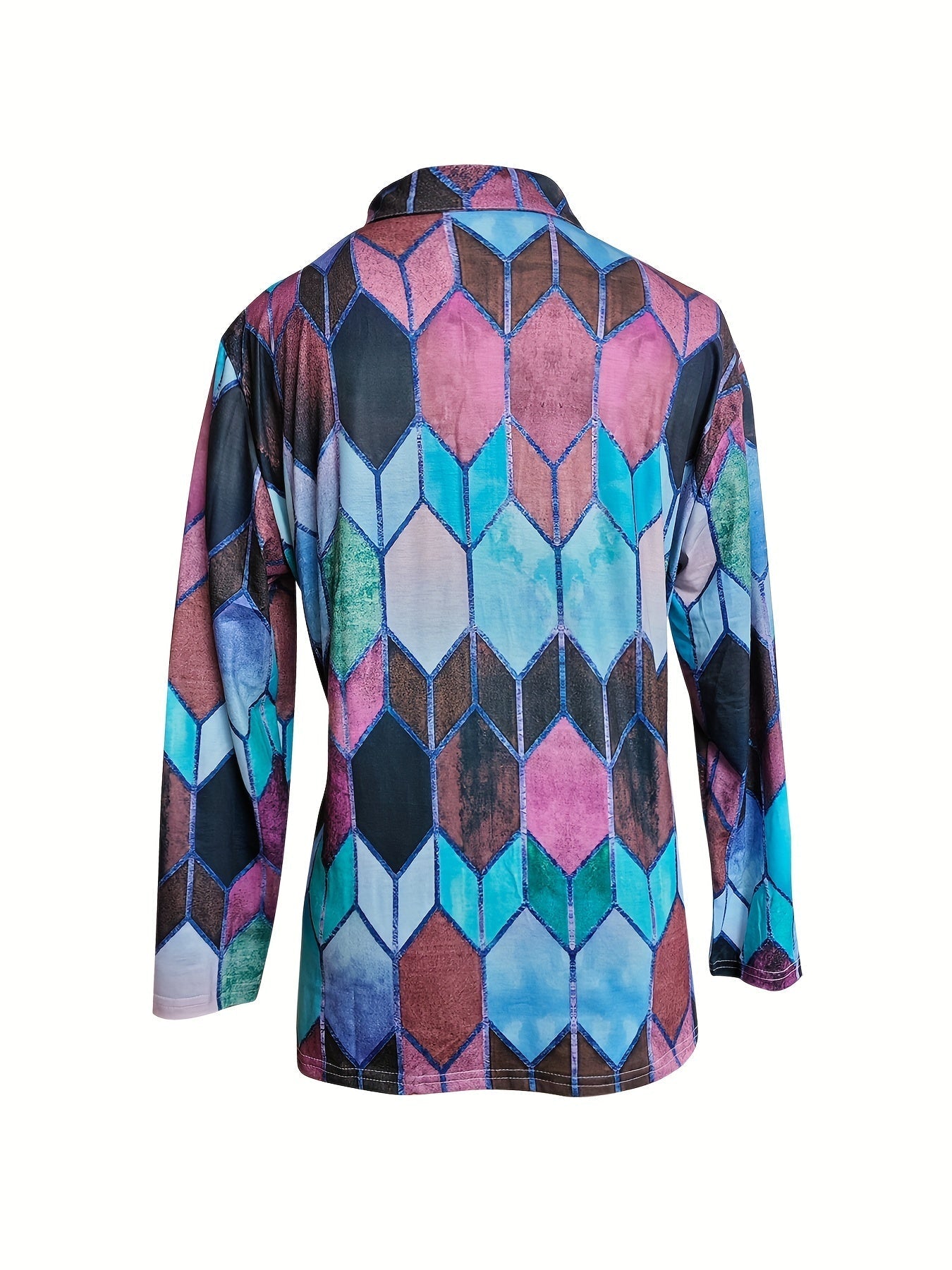 Sophie | Eleganckie biurowe casual topy z zamkiem