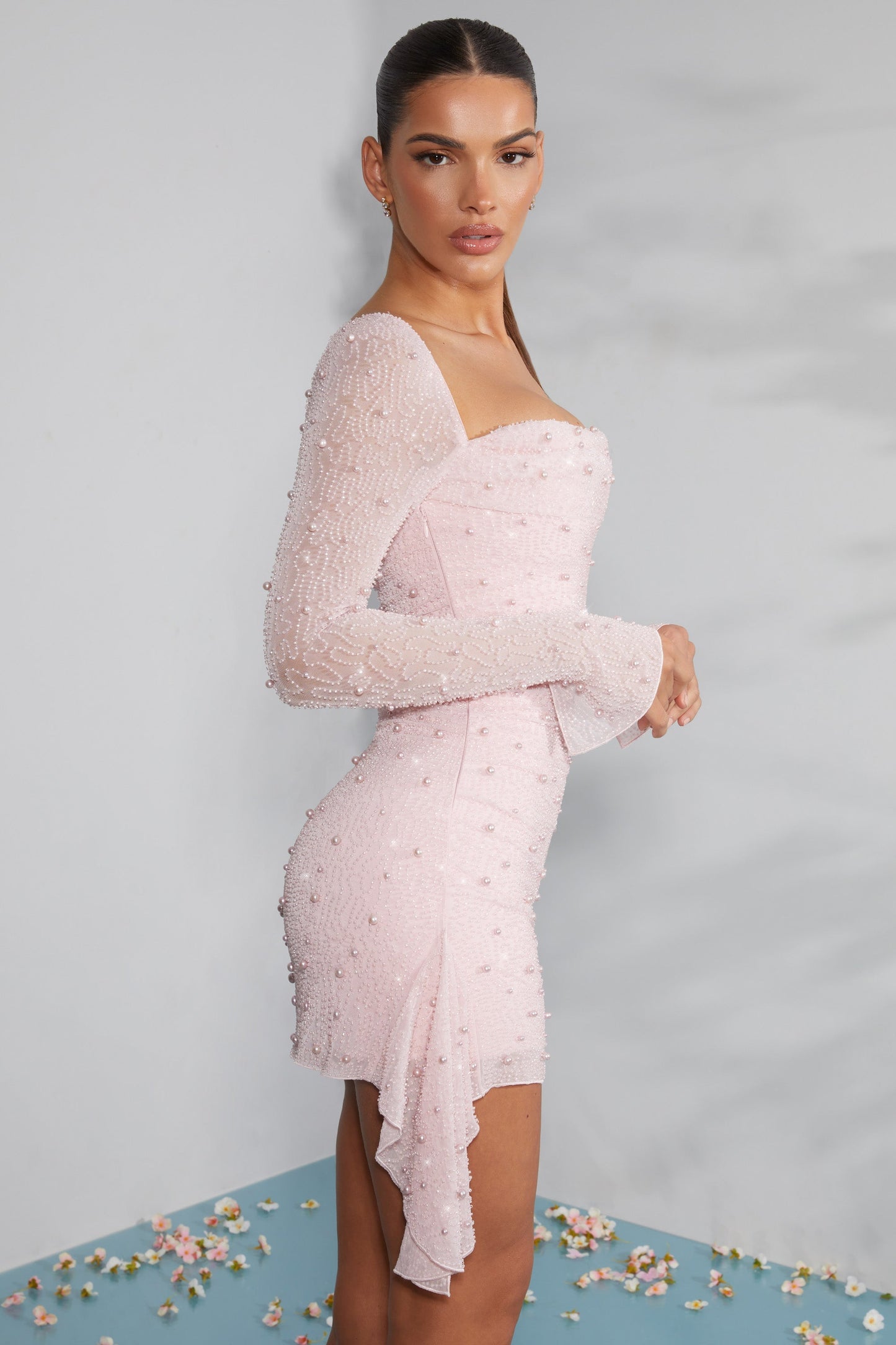 Liliane™ | Elegancka Sukienka z Perłami