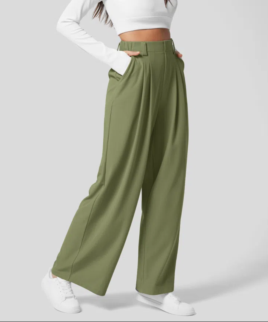 ALDEN™ - Eleganckie Spodnie z Wysokim Stanem