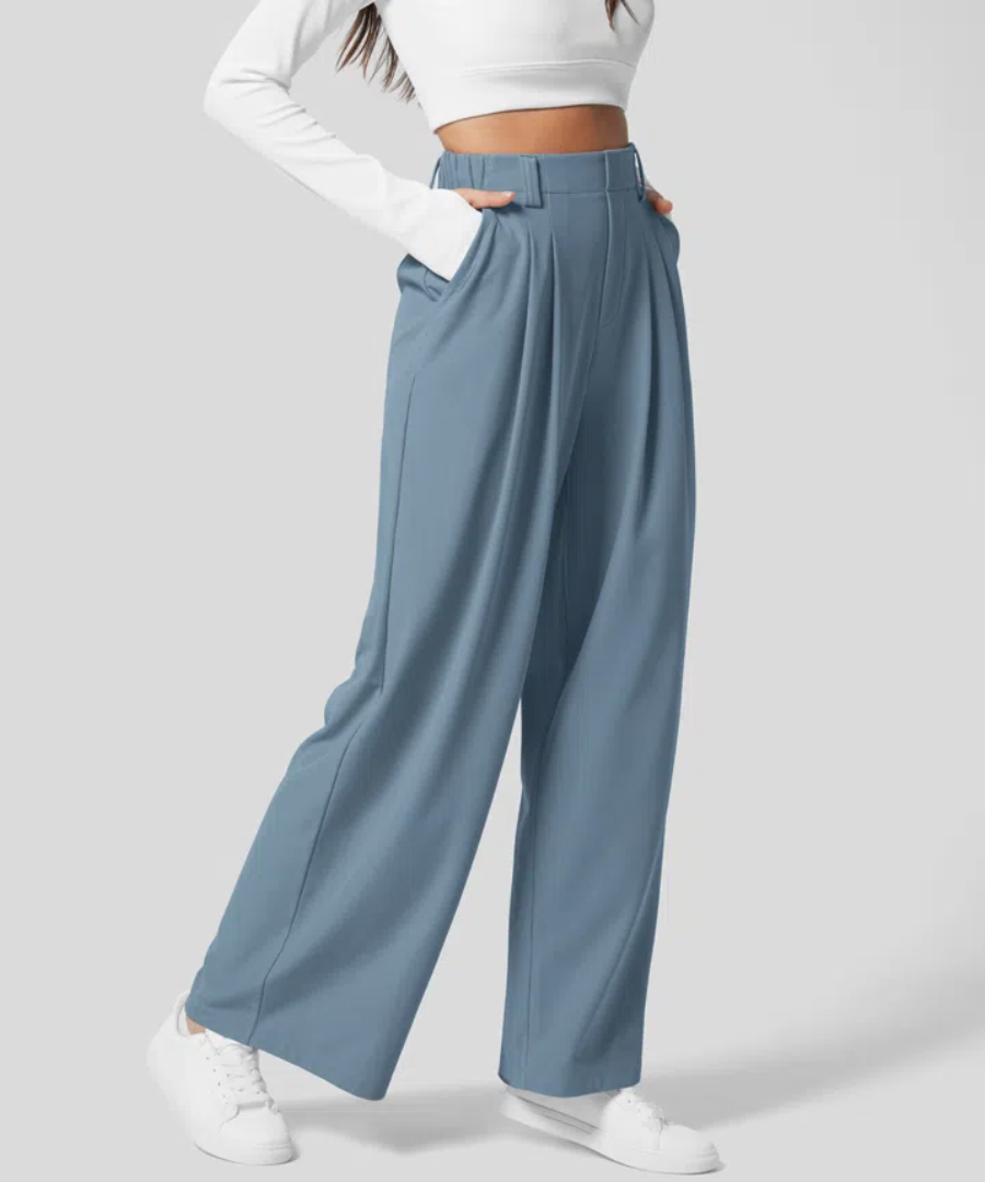 ALDEN™ - Eleganckie Spodnie z Wysokim Stanem