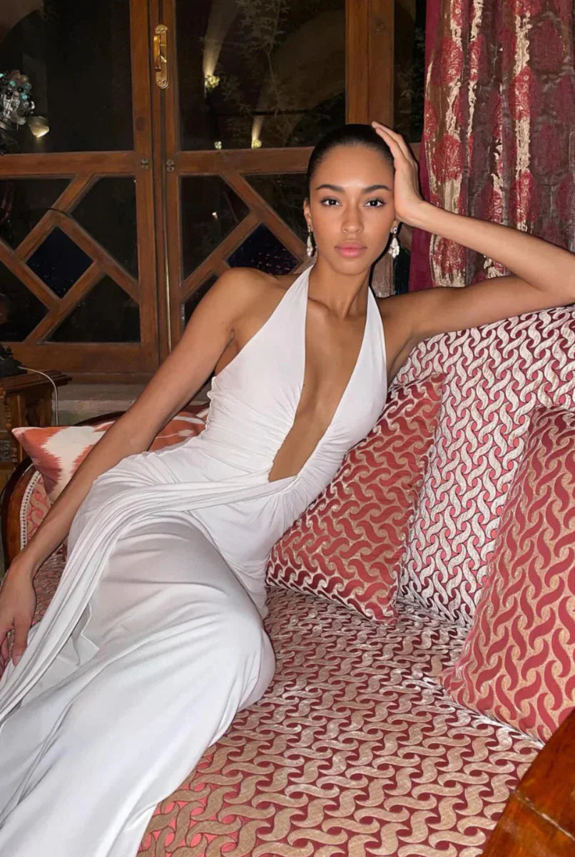 Valeria | Suknia Maxi z Cupro