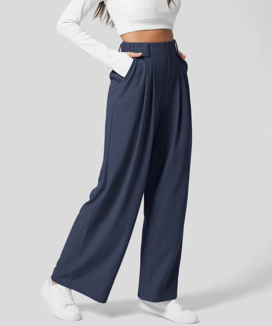 ALDEN™ - Eleganckie Spodnie z Wysokim Stanem