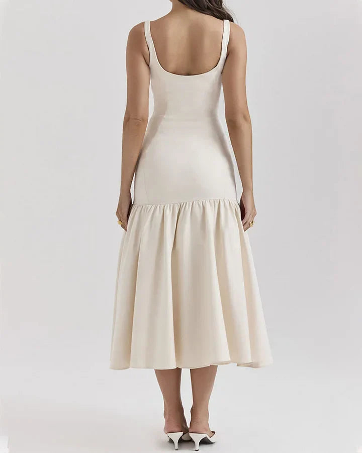 Maelynn | Elegancka Sukienka z Pełnym Dołem