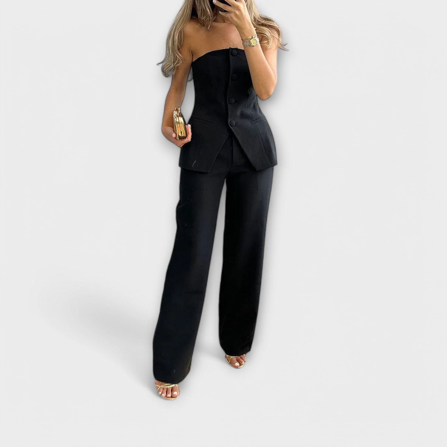 Elegancki Zestaw Jeansowy