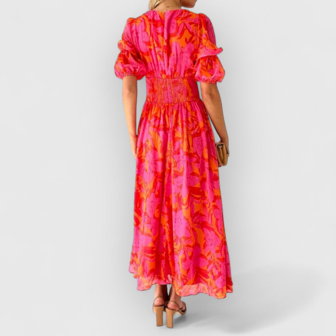 Róża | Miękka Sukienka Maxi Premium