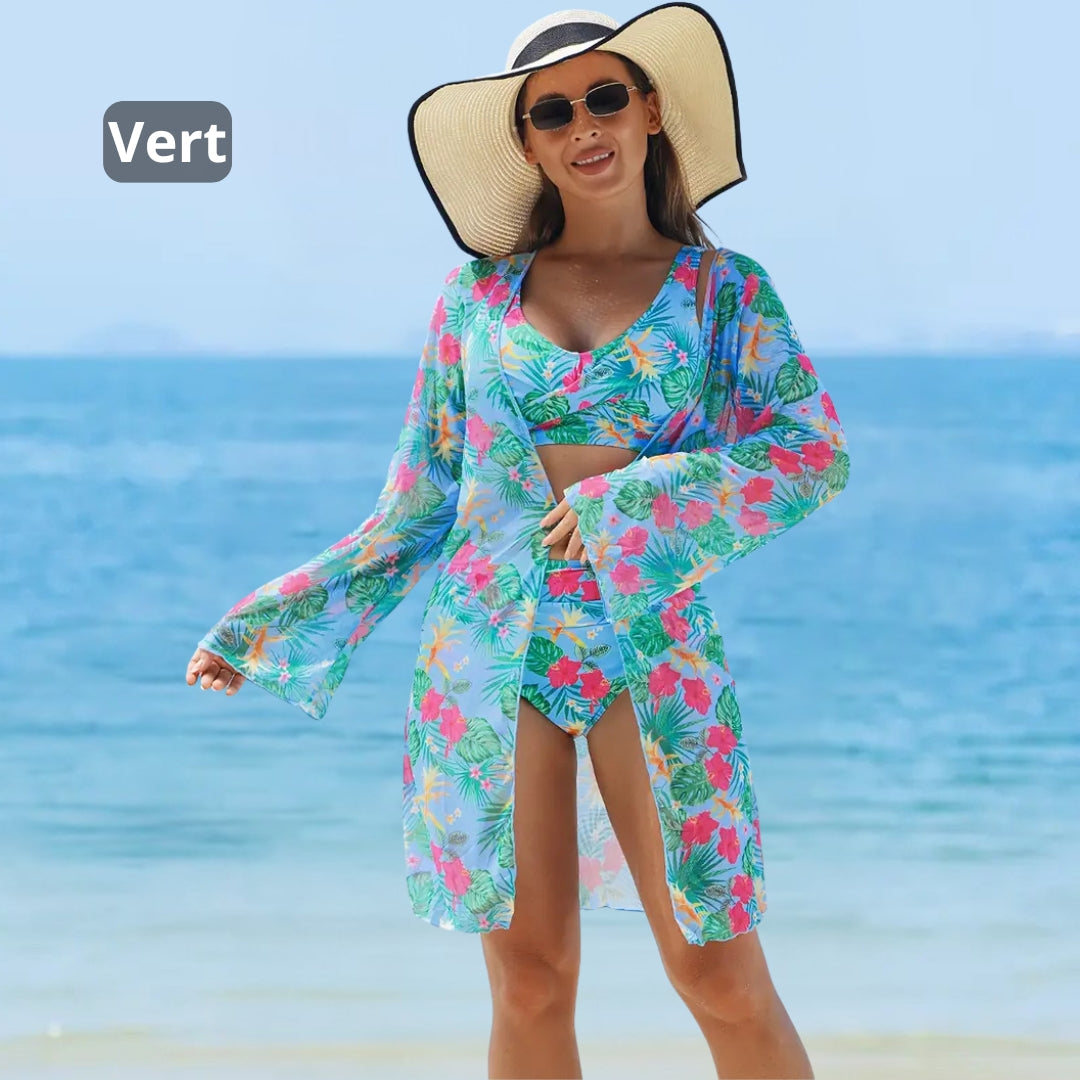 Bikini Joanna Ensemble 3 Częściowy Styl Letni