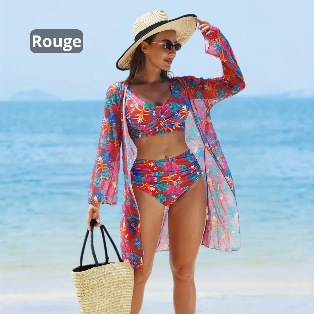 Bikini Joanna Ensemble 3 Częściowy Styl Letni