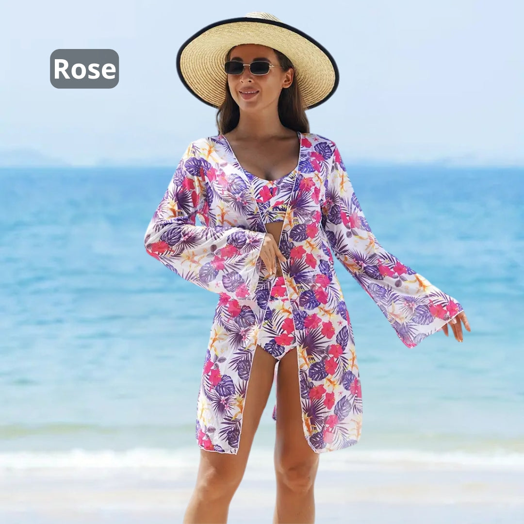 Bikini Joanna Ensemble 3 Częściowy Styl Letni