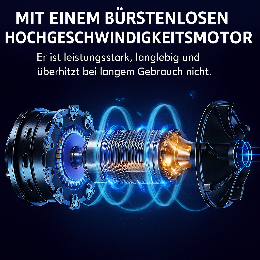 Bezprzewodowy dmuchawa Leaf Breeze do błyskawicznego usuwania liści, brudu, kurzu i codziennych zanieczyszczeń