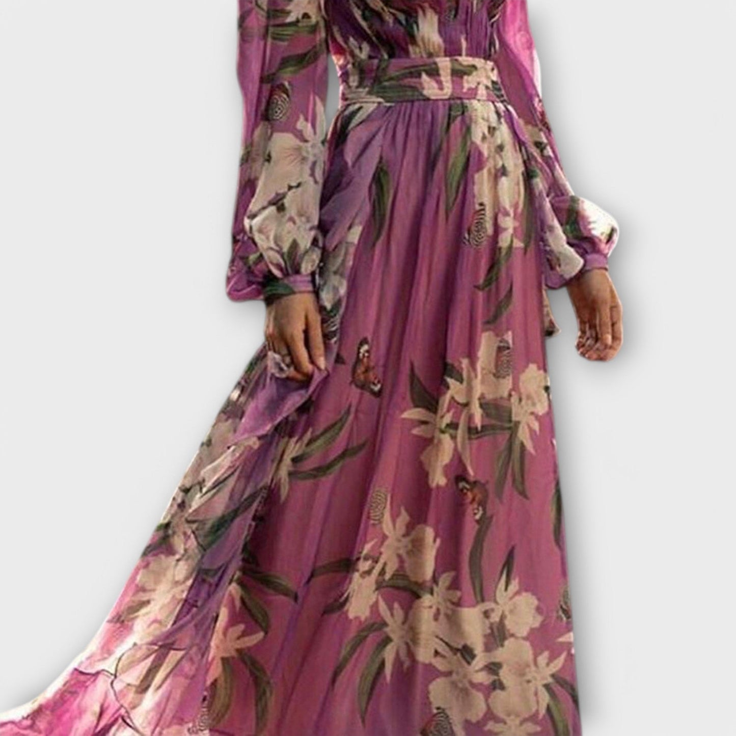 Wysokiej Jakości Elegancka Sukienka Maxi