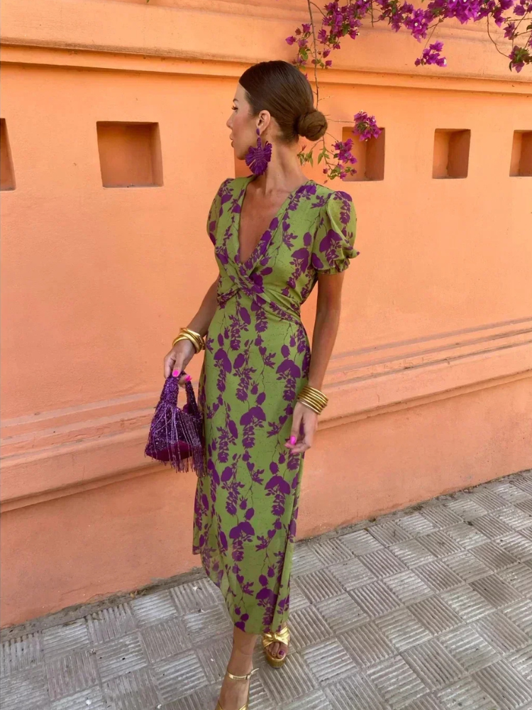 Jagoda | Sukienka Wiosenna z Zwiewnym Fasonem – Styl Lekki