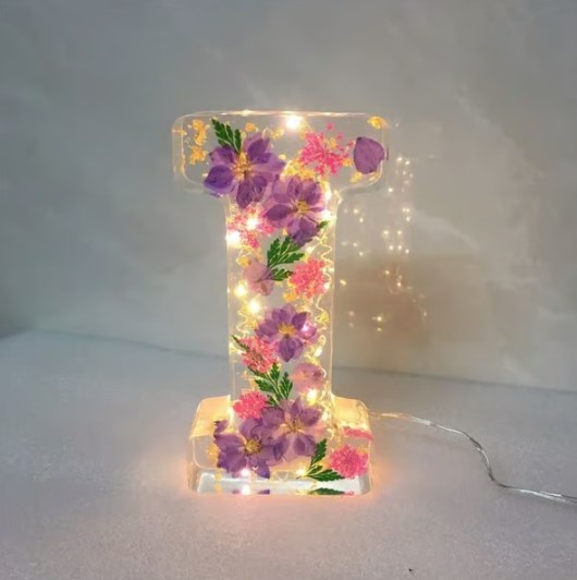 Ręcznie robiona Kwiatowa Lampa Nocna dla Marzycielskiego Klimatu