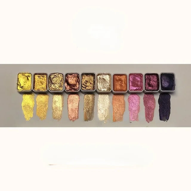 Kolorowy Proszek Mineralny Perłowy Pigment Art Woda Kolorowa