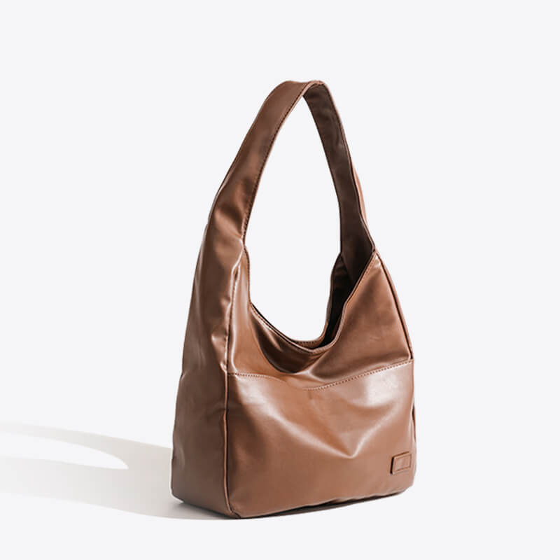 Monica | Skórzana torba hobo na ramię