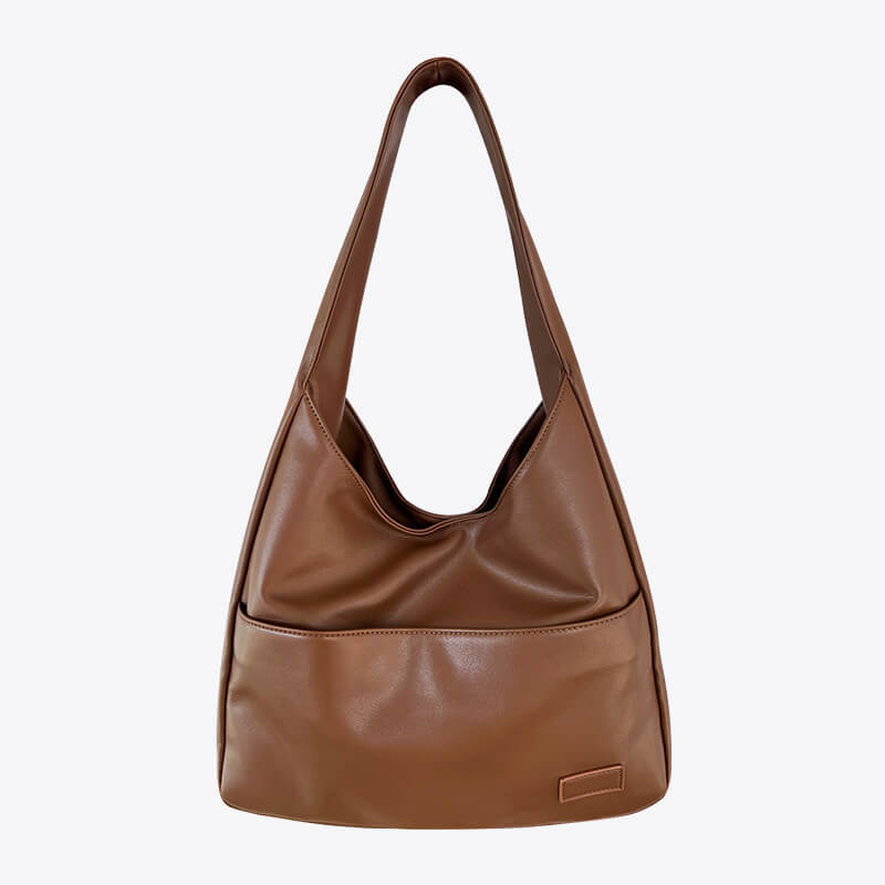 Monica | Skórzana torba hobo na ramię