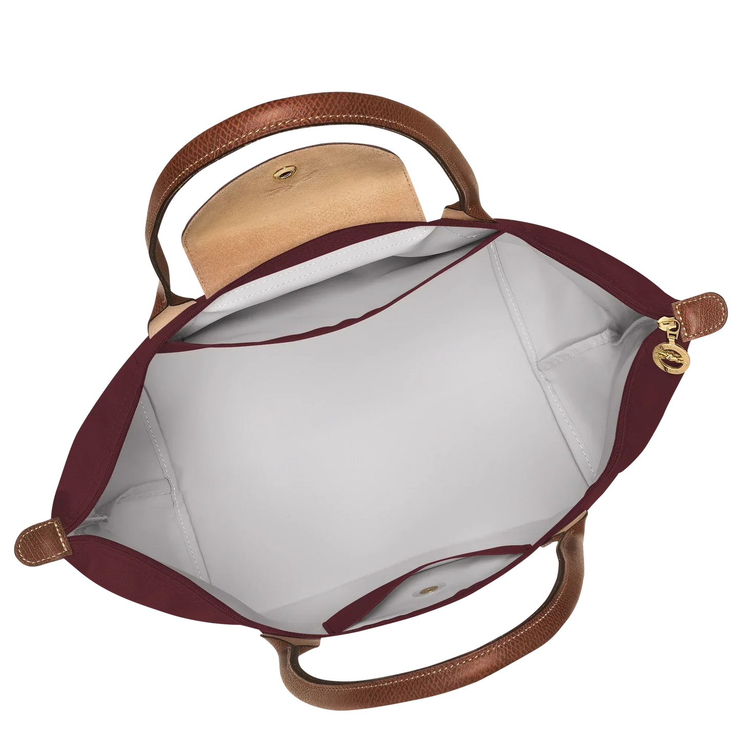 Duża torba Le Pliage, Burgund