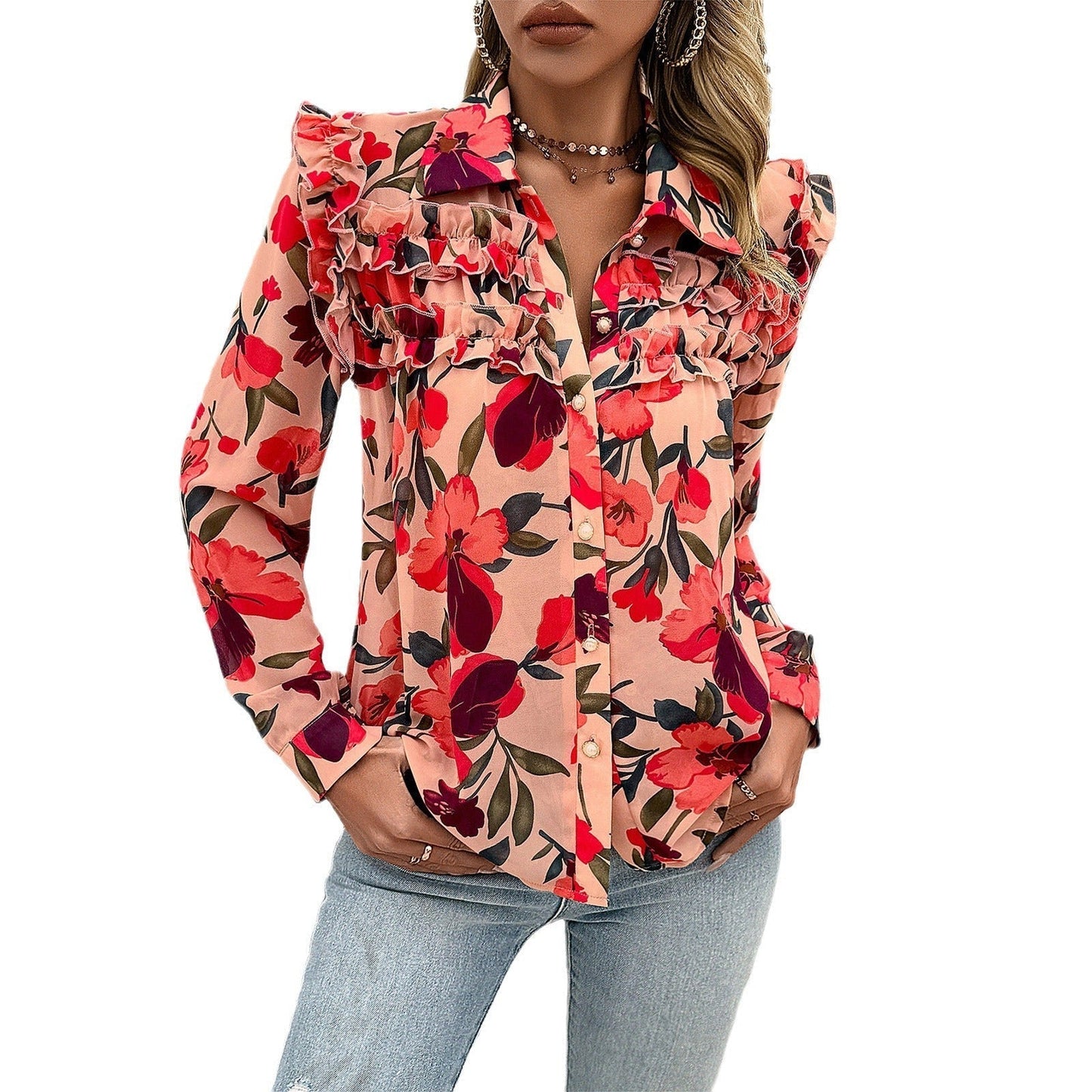 Sammy | Damska moda - koszulka z długim rękawem