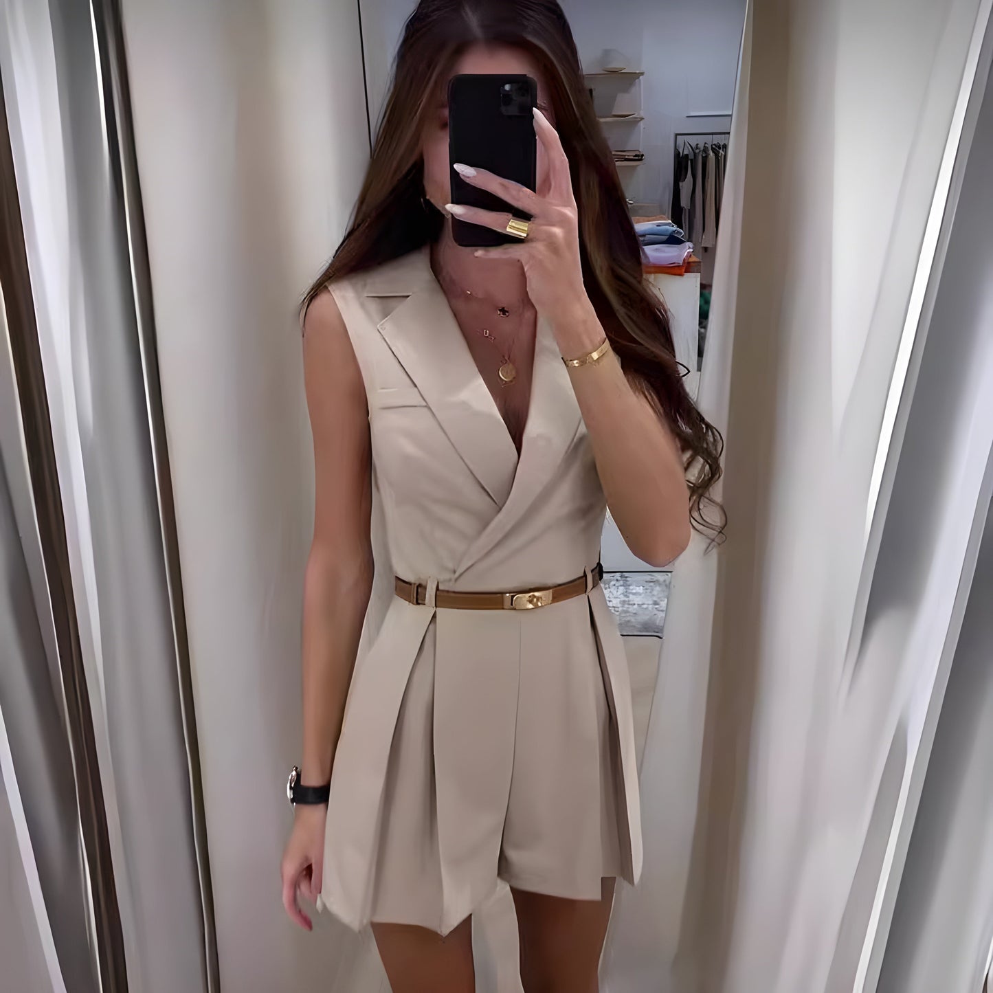 Elegancki Letni Kombinezon Stefania dla Kobiet