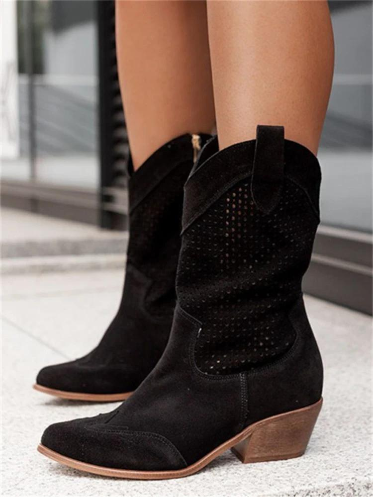 Damskie buty kowbojskie Savanna – Styl Western i Codzienna Wygoda
