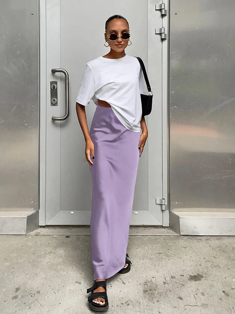 Eva™ | Elegancka spódnica w stylu satynowym