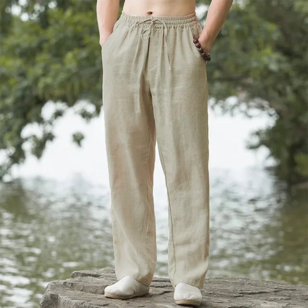 Ethan | Luźne Spodnie Letnie