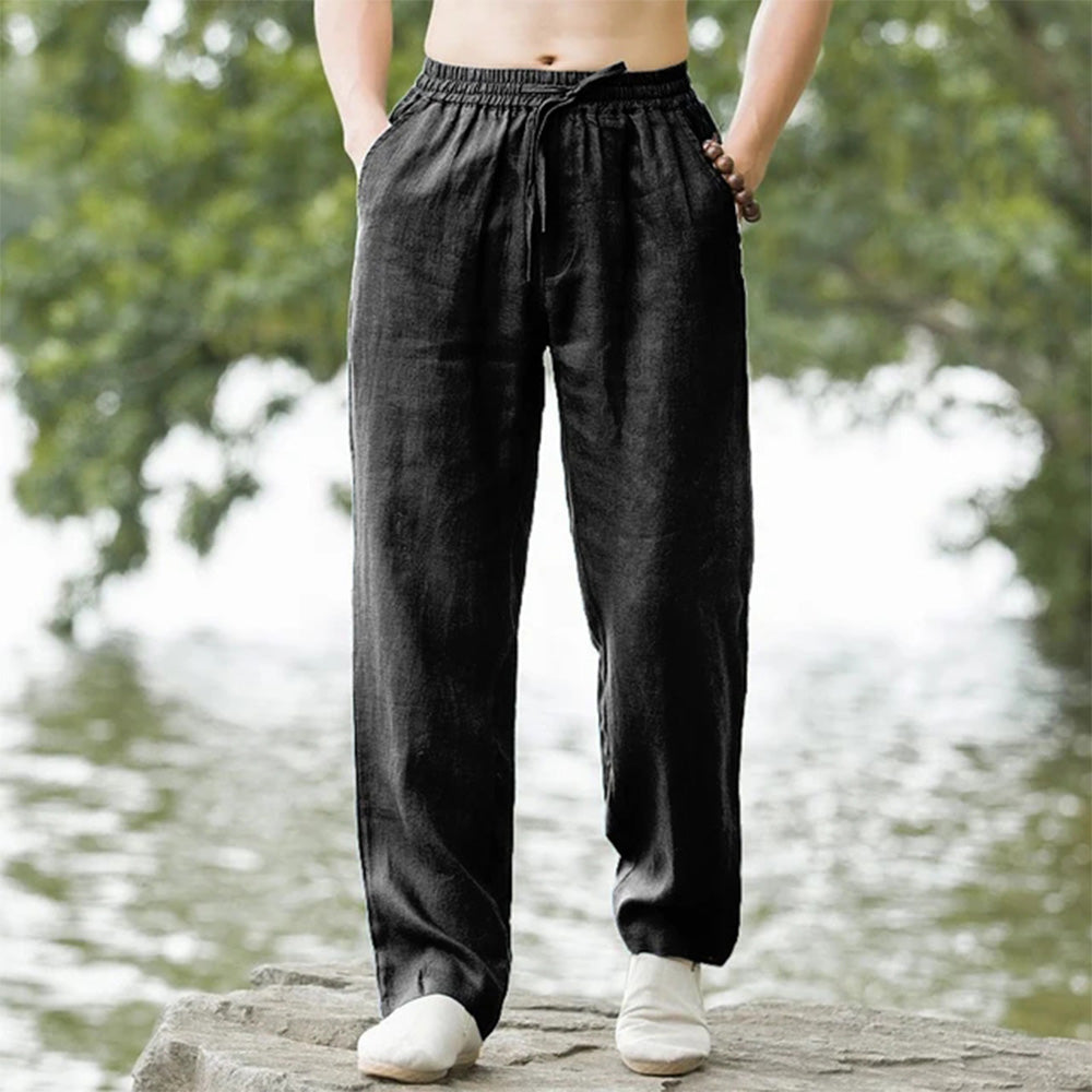 Ethan | Luźne Spodnie Letnie