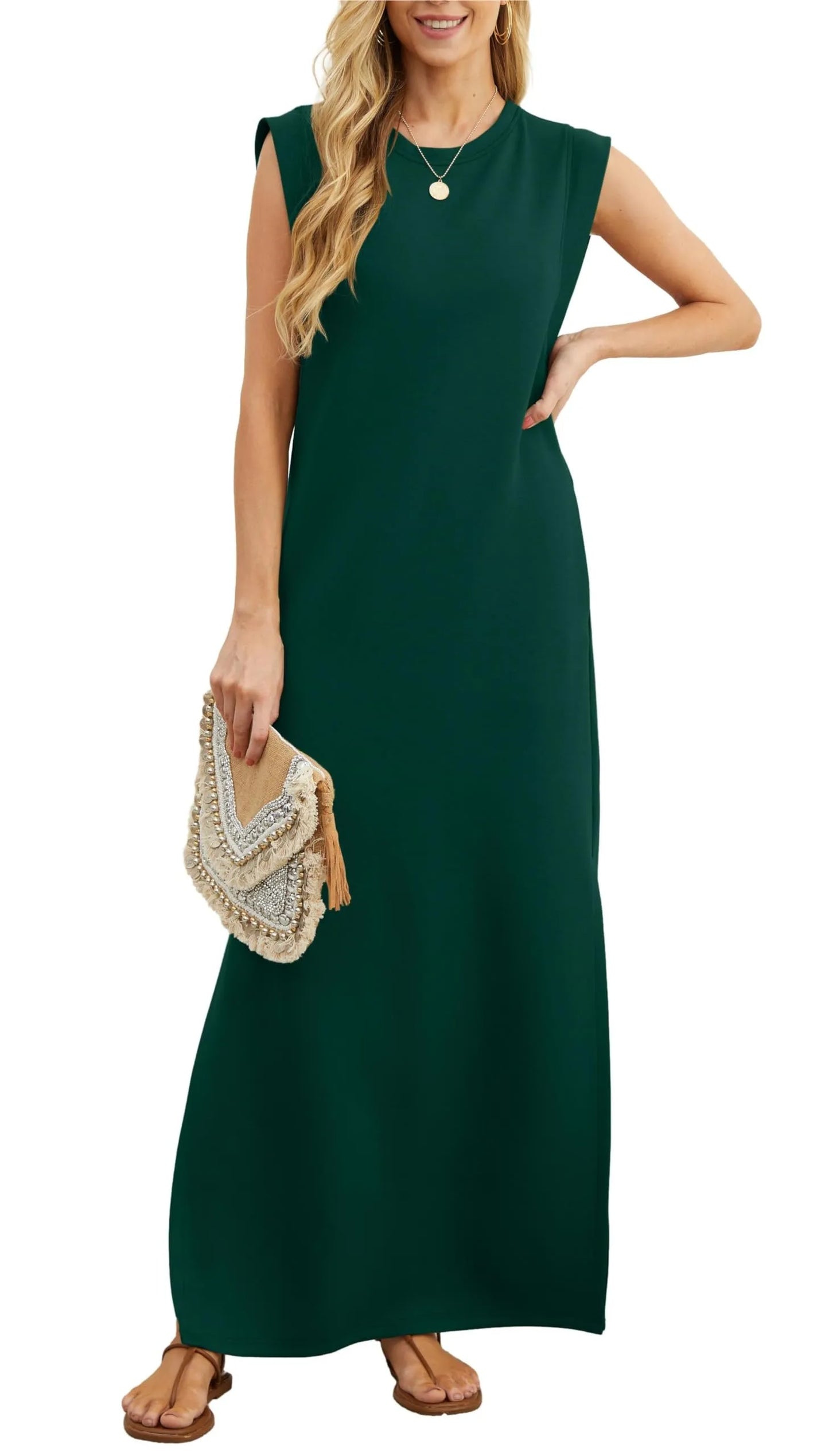 Sukienka Maxi Denise Casual Loose Split Wrinkle-Free