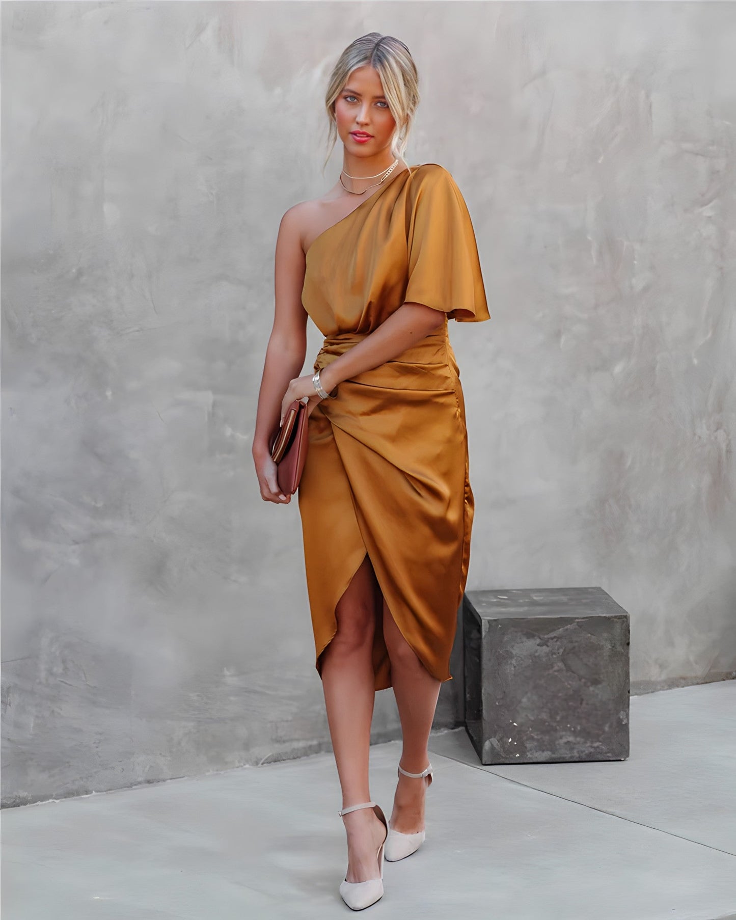 Valentina | Elegancka wieczorowa sukienka z jedwabiu