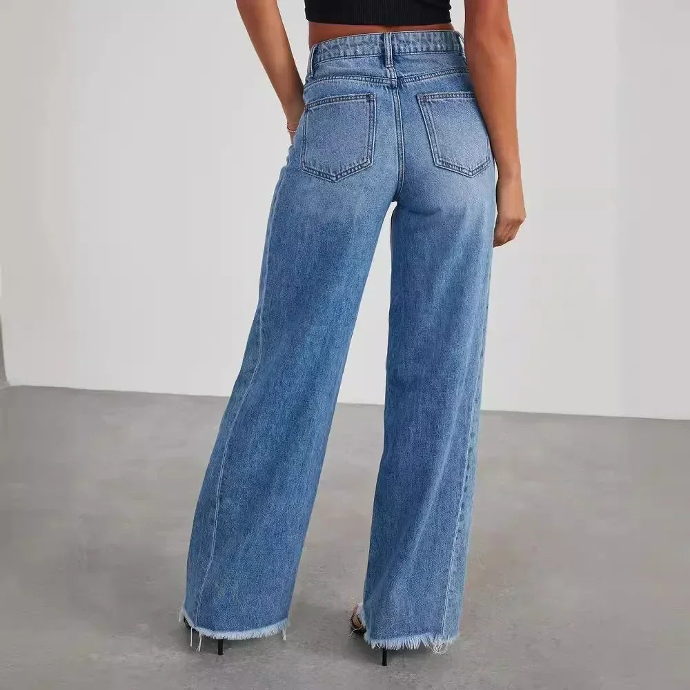 Jeansy Lena™ z wysokim stanem