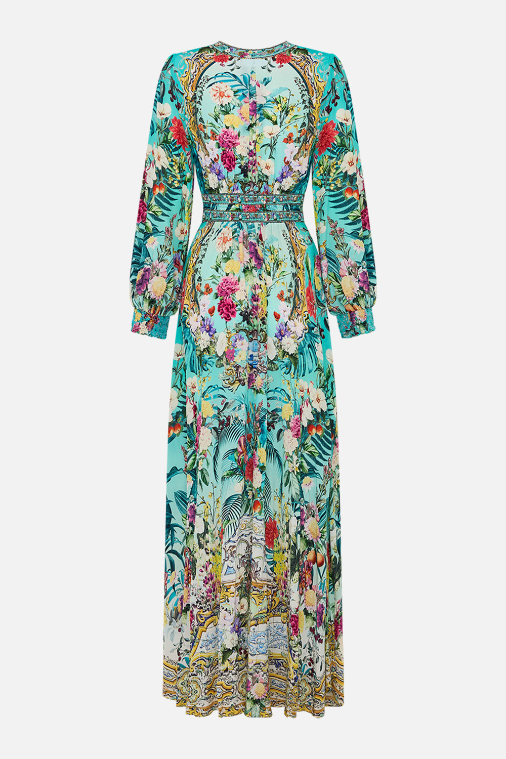 Sukienka maxi na guziki z paskiem – Queluz