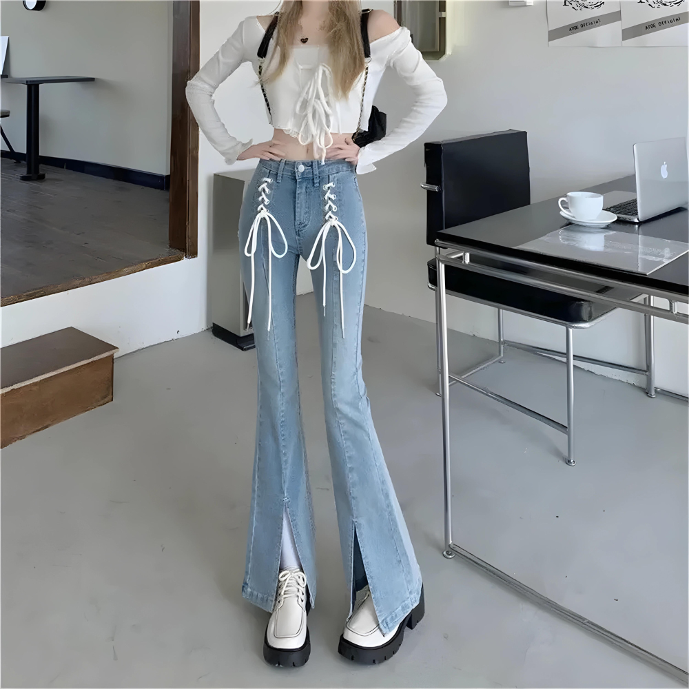 Charlotte - Rozszerzające się dżinsy | Wysoki stan