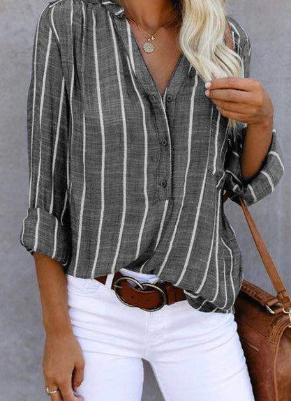 Giana - Pasiasta Bluzka Casual