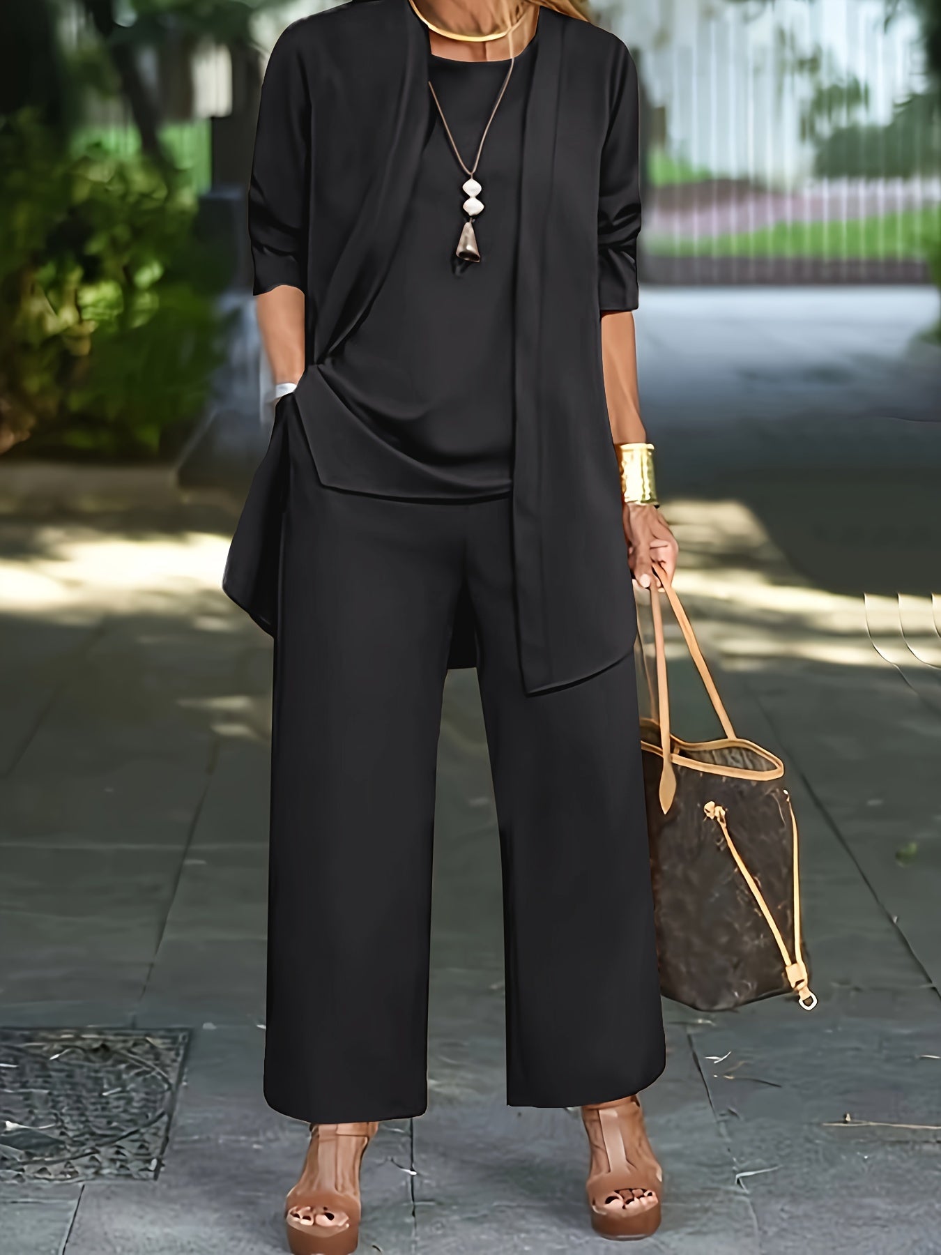 Layla™ - Stylowy Elegancki Zestaw Trzech Części