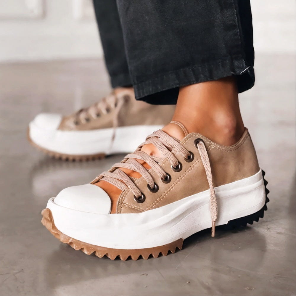 Laira | Chunky Lace-Up Sneakers