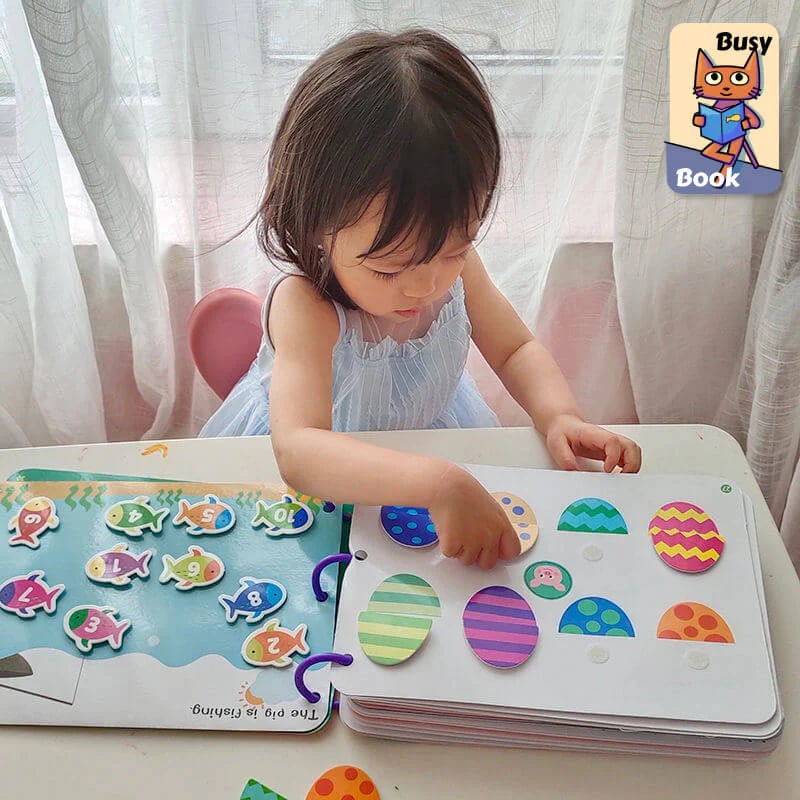 BusyBook Sensoryczna Przygoda | Książka sensoryczna dla dzieci