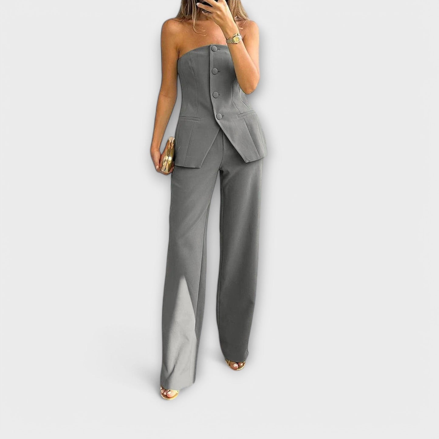 Elegancki Zestaw Jeansowy