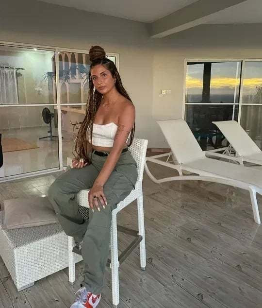 Eleni Regulowane Spodnie Cargo