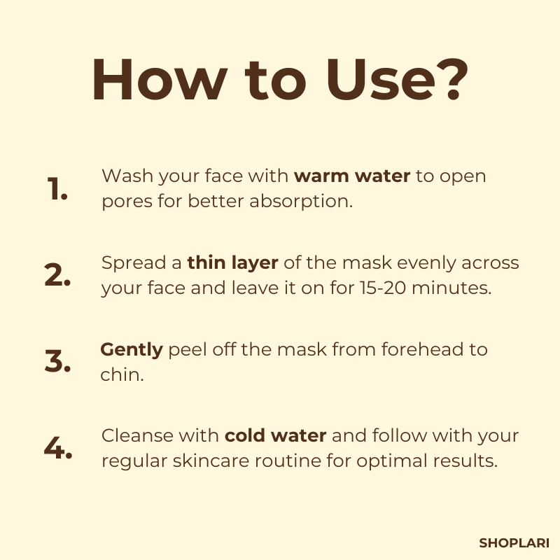 Maska z Czarnej Herbaty PureGlow Redukuje Zmarszczki i Drobne Linie dla Młodzieńczej Skóry