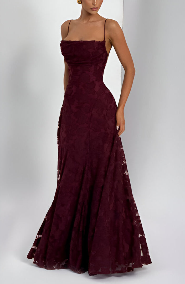 Franciszka™ | Elegancka Koronkowa Sukienka Maxi – Idealny Wybór na Wyjątkowe Okazje