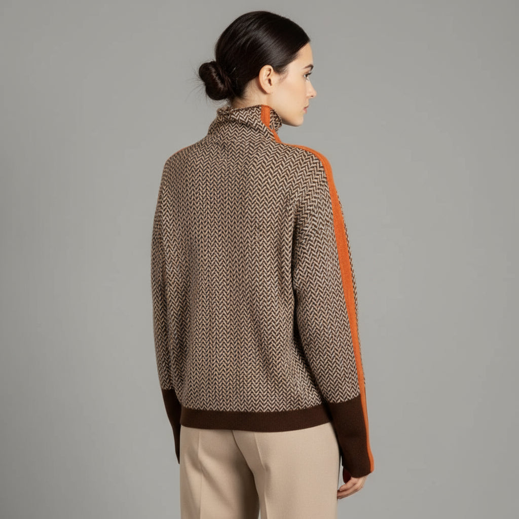 Antje - Luksusowy golf w jodełkę